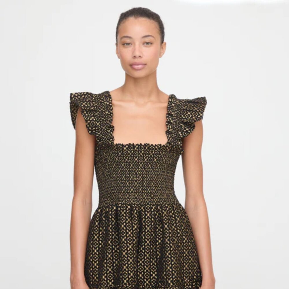 NWOT -- Hill House Gold Metallic Brocade - Stunning & Sold Out